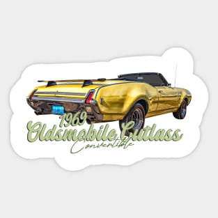 1969 Oldsmobile Cutlass Convertible Sticker